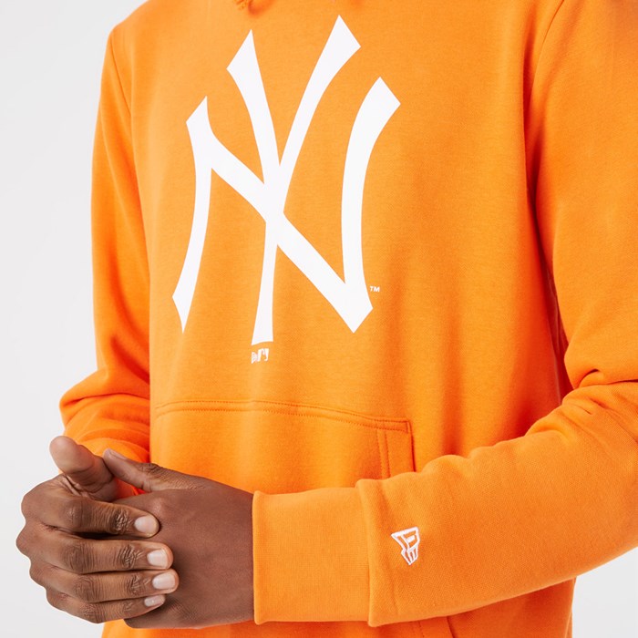 New York Yankees Team Logo Miesten Hupparit Oranssi - New Era Vaatteet Halpa hinta FI-806357